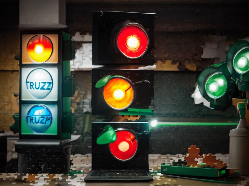 Close-up of a Google reCAPTCHA screen showing traffic light tiles