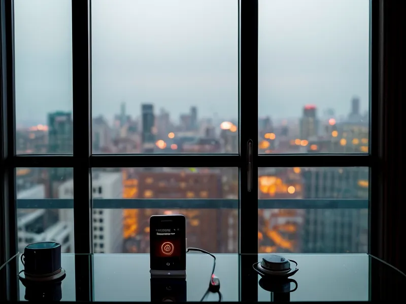 A smartphone showing a successful VPN connection on a hotel bedside table