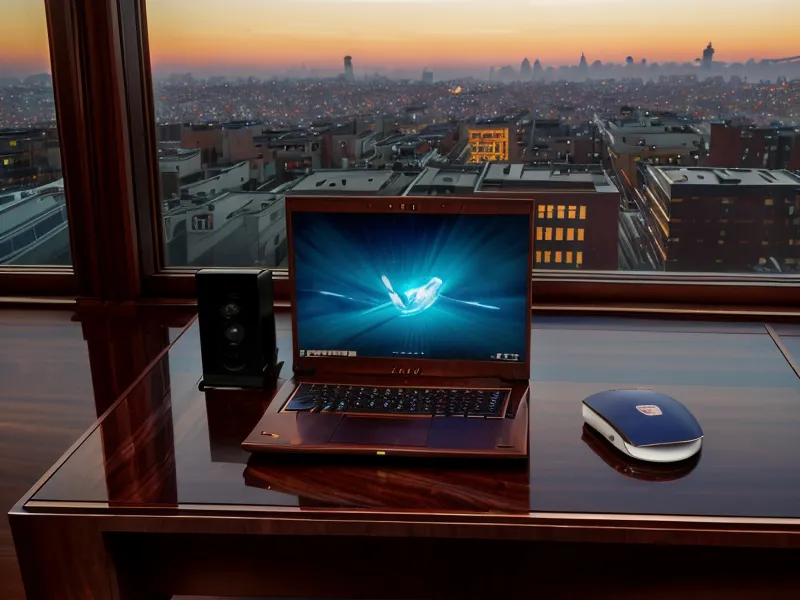 A travel router and TV screen in a Bangkok hotel room at night.